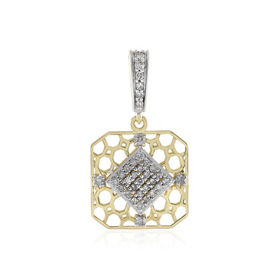 9K I2 (I) Diamond Gold Pendant (Ornaments by de Melo)