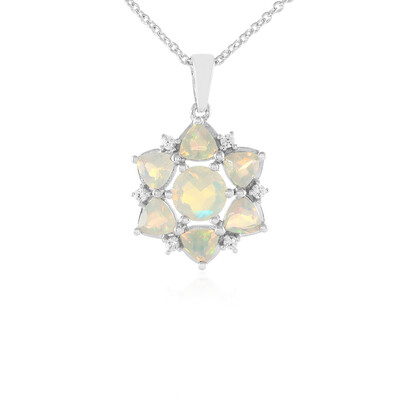 Welo Opal Silver Necklace