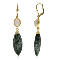 Seraphinite Silver Earrings (CUSTODANA)