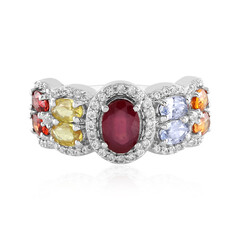 Madagascar Ruby Silver Ring