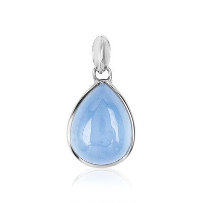 Aquamarine Silver Pendant