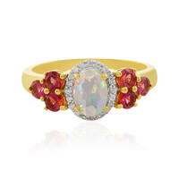 Welo Opal Silver Ring