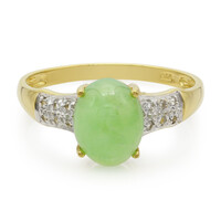 Imperial Chrysoprase Silver Ring