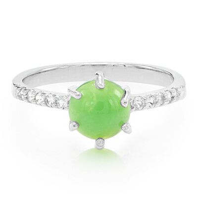 Imperial Chrysoprase Silver Ring