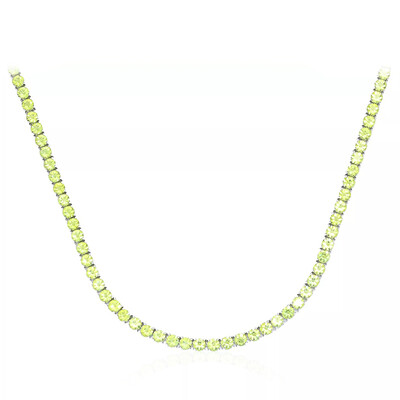 Peridot Silver Necklace