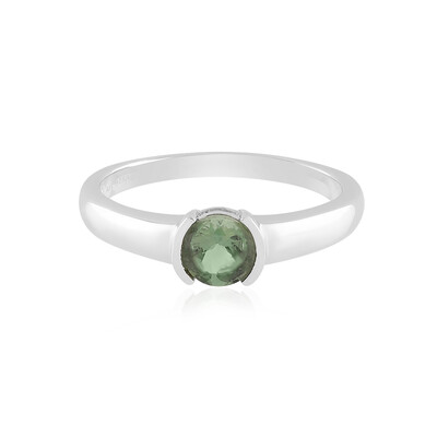 Chrome Apatite Silver Ring