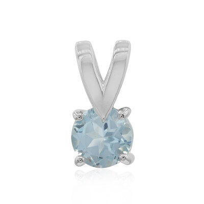 Sky Blue Topaz Silver Pendant