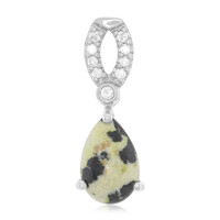 Dalmatian Jasper Silver Pendant