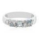 Sky Blue Topaz Silver Ring