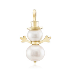 White Freshwater Pearl Silver Pendant (TPC)