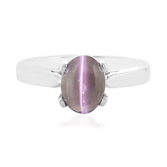 Cat´s Eye Sillimanite Silver Ring