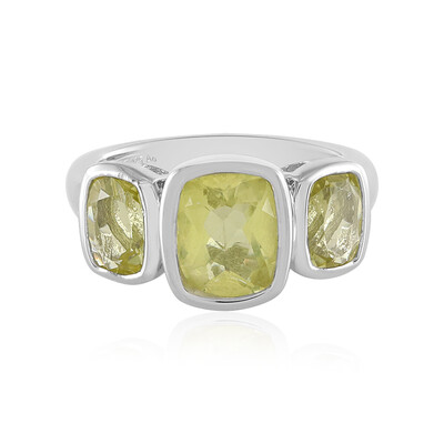 Ouro Verde Quartz Silver Ring