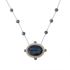 Labradorite Silver Necklace (Dallas Prince Designs)