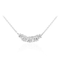 White Topaz Silver Necklace