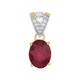 9K Madagascar Ruby Gold Pendant