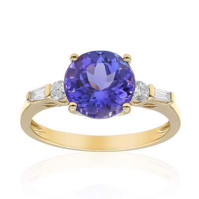 14K AAA Tanzanite Gold Ring (CIRARI)