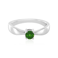 Russian Diopside Silver Ring