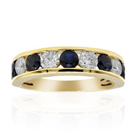 14K Ceylon Blue Sapphire Gold Ring (CIRARI)