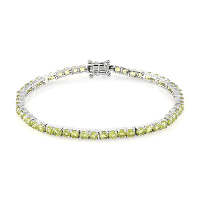 Peridot Silver Bracelet