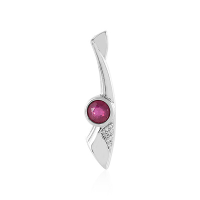 Madagascar Ruby Silver Pendant (MONOSONO COLLECTION)