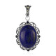 Lapis Lazuli Silver Pendant (Annette classic)