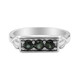 Brazilian Green Tourmaline Silver Ring