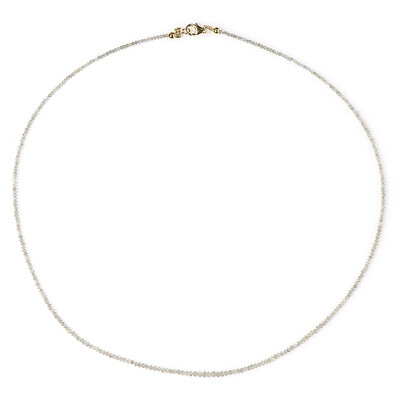 9K Silver Diamond Gold Necklace