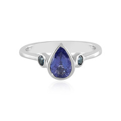 Tanzanite Silver Ring(Adela Silber)