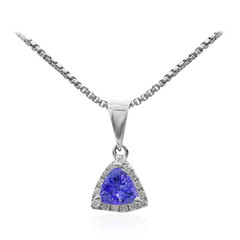 10K AAA Tanzanite Gold Necklace