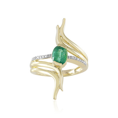 9K Zambian Emerald Gold Ring (de Melo)