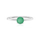 Brazilian Emerald Platinum Ring