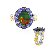 Ammolite Silver Ring (Gems en Vogue)