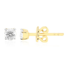 9K SI1 (G) Diamond Gold Earrings