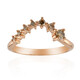 9K SI1 Argyle Rose De France Diamond Gold Ring (Annette)