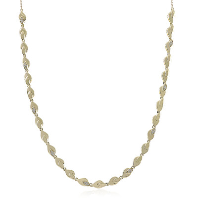 9K SI2 (H) Diamond Gold Necklace (de Melo)