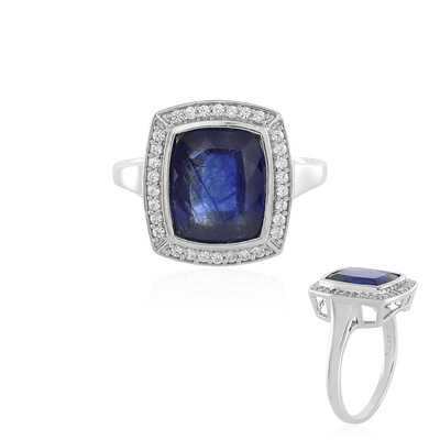 Madagascar Blue Sapphire Silver Ring