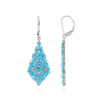 Sleeping Beauty Turquoise Silver Earrings (Faszination Türkis)