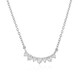 White Topaz Silver Necklace