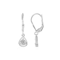 I3 (J) Diamond Silver Earrings