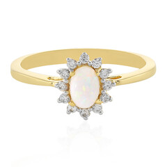 Australian Opal Silver Ring