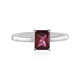 Nigerian Pink Tourmaline Silver Ring