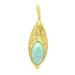 Amazonite Silver Pendant