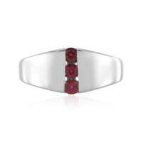 Nigerian Pink Tourmaline Silver Ring