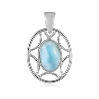 Larimar Silver Pendant