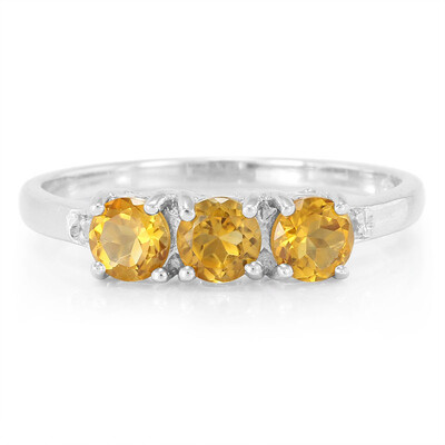 Citrine Silver Ring