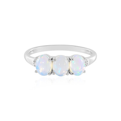 Welo Opal Silver Ring