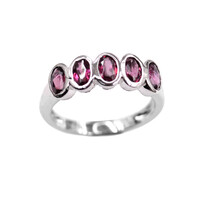 Tocantin Garnet Silver Ring