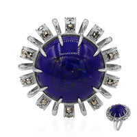 Lapis Lazuli Silver Ring (Annette classic)