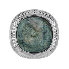 Fuchsite Silver Pendant