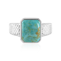 Kingman Blue Mojave Turquoise Silver Ring